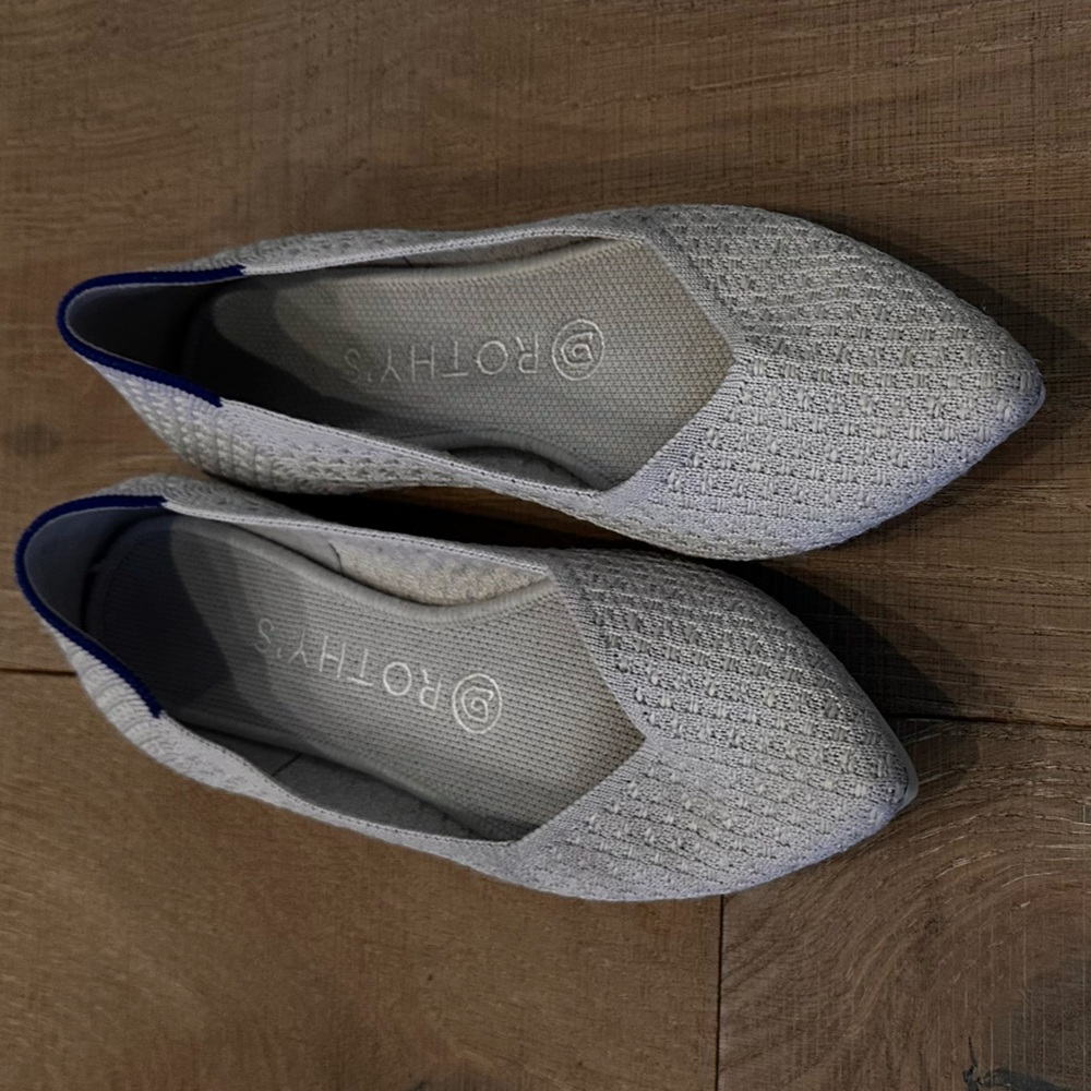 Rothy's Light Gray Women's Flats